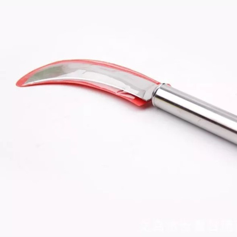 Steel-handled fruit peelers, pineapple knives, stainless steel banana small curved knives, 2-yuan store supply, daily necessities wholesale Item Picture