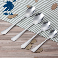 Factory wholesale 1010 series stainless steel oval spoons, soup spoons and tableware sets, customized stainless steel tableware