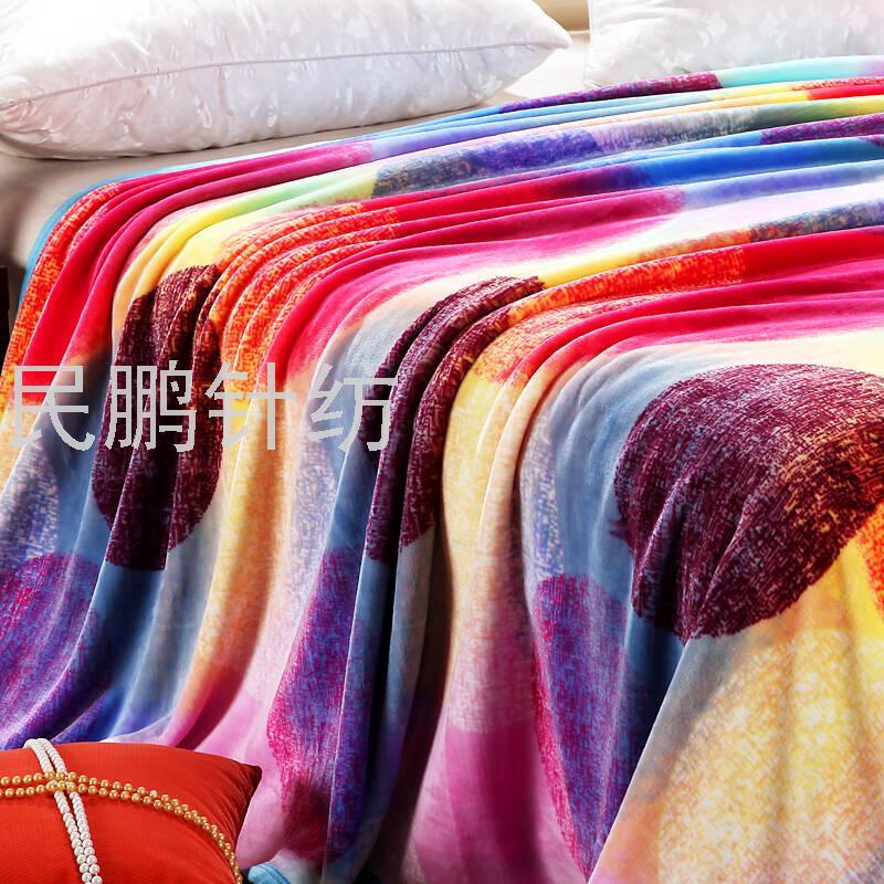 法兰绒毯实物图