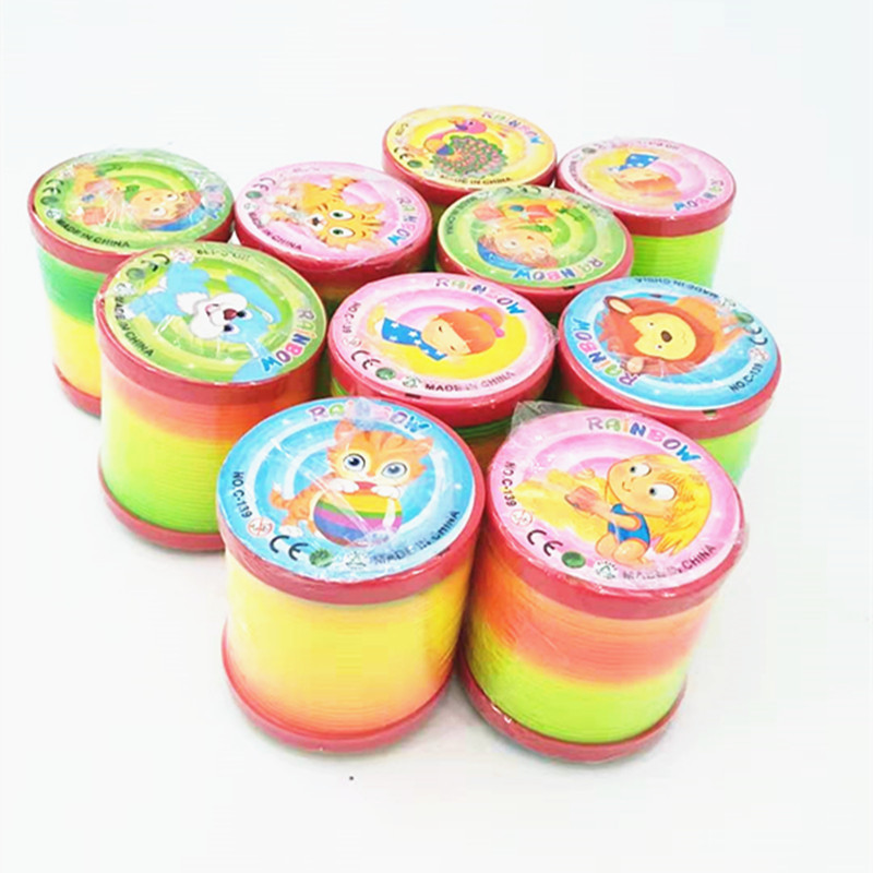 The manufacturer supplies 139 rainbow ring children's toy jenga wholesale one-yuan store Specification image