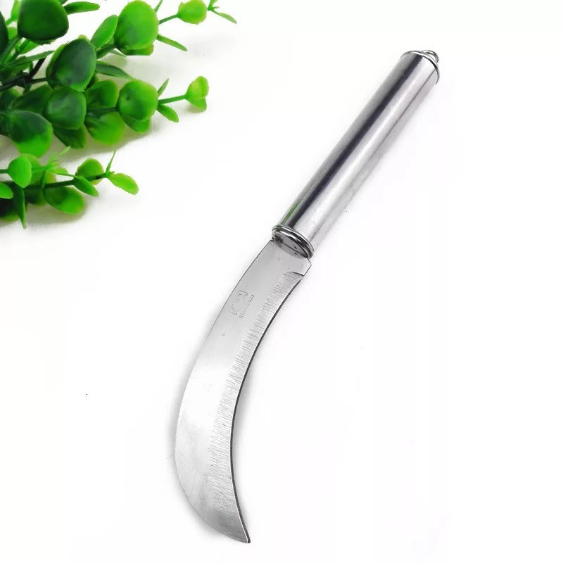 Steel-handled fruit peelers, pineapple knives, stainless steel banana small curved knives, 2-yuan store supply, daily necessities wholesale Application Scenario