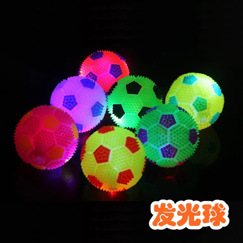 Children's toy, elastic luminous football 6.5, flashing sound, massage football, hot selling toy wholesale at night market stalls Specification drawing