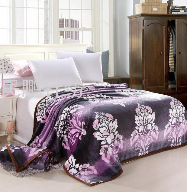 Cute thickened flannel blanket for export to Europe, America and Africa, 200x230CM details Picture