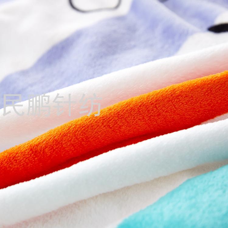 Cute thickened flannel blanket for export to Europe, America and Africa, 200x230CM Application Scenario