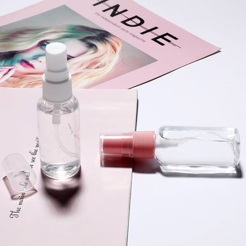 Cosmetic spray bottle 30/50/100ml portable hydrating fine mist spray bottle Cartoon small spray bottle transparent T Specification image
