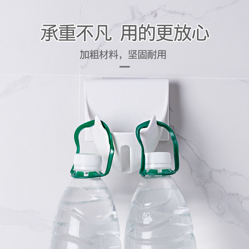 Wall-mounted multi-functional soap box without drilling, water-draining hook soap box, bathroom soap rack Application Scenario