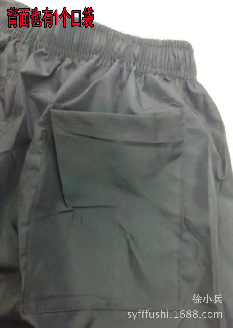 Factory direct sales of new summer men's beach pants, wholesale of men's casual pants, seven-inch pants, running around street stalls Specification image