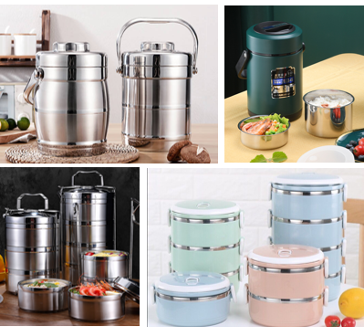 Stainless steel lunch box steamer