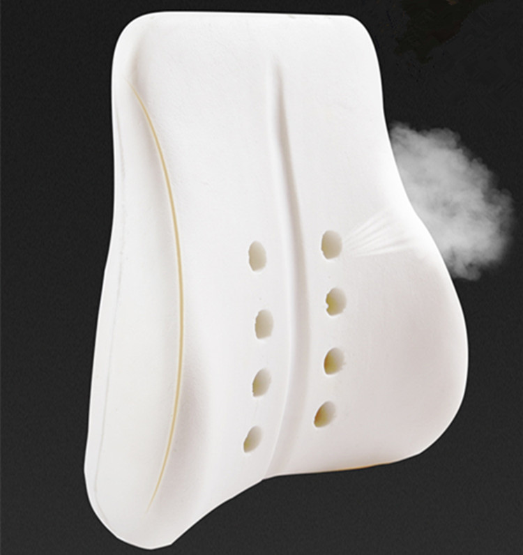 Car lumbar support, car seat lumbar pillow, fashionable space memory foam lumbar support and back pad factory wholesale