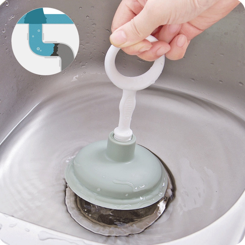 Kitchen sink pipe dredge Suction cup dredge sink drain hair clog cleaning tool