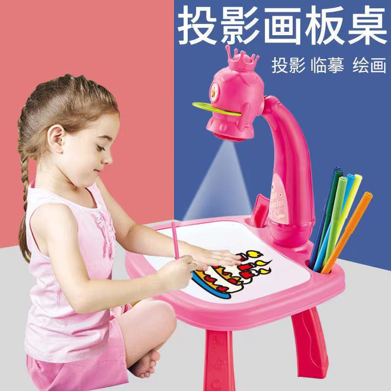 Novel and best-selling projection painting toys, writing drawing board, children's multi-functional writing board, light-emitting cross-border projection drawing board Application Scenario
