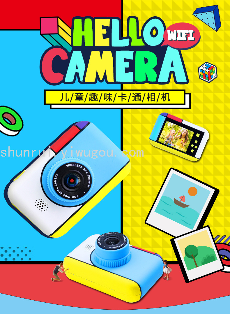 كاميرا X18 للأطفال، 720P، كاميرا رقمية عالية الجودة لالتقاط صور للأطفال details Picture