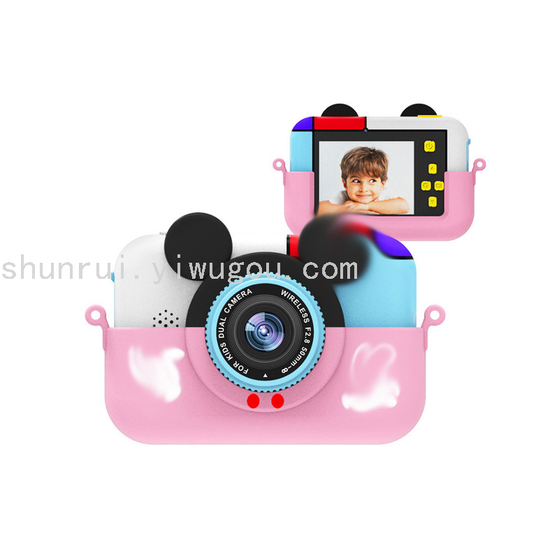 X18 Mickey Mouse Children's Camera 720P high-definition dual-camera cartoon digital camera for kids Application Scenario