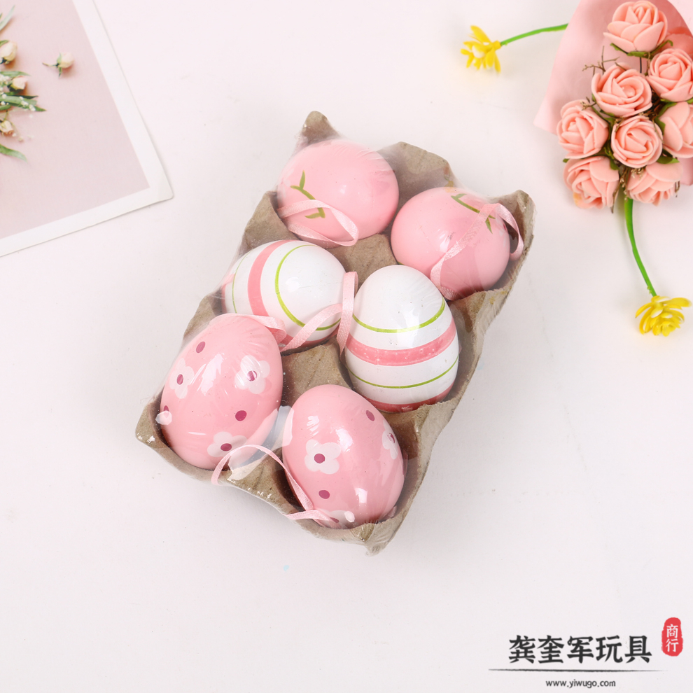 Easter Egg Decoration kindergarten DIY painting painted egg graffiti coloring fake eggs thumbnail
