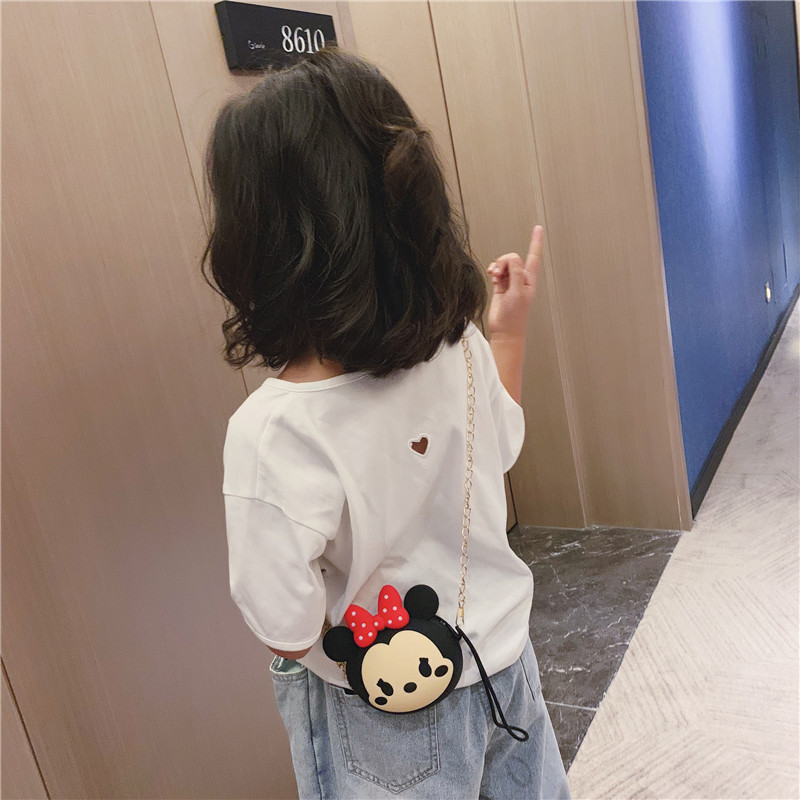 Mini mini bag, new Korean children's style 2020 chain single-shoulder crossbody bag, cute cartoon round bag for girls, trendy details Picture