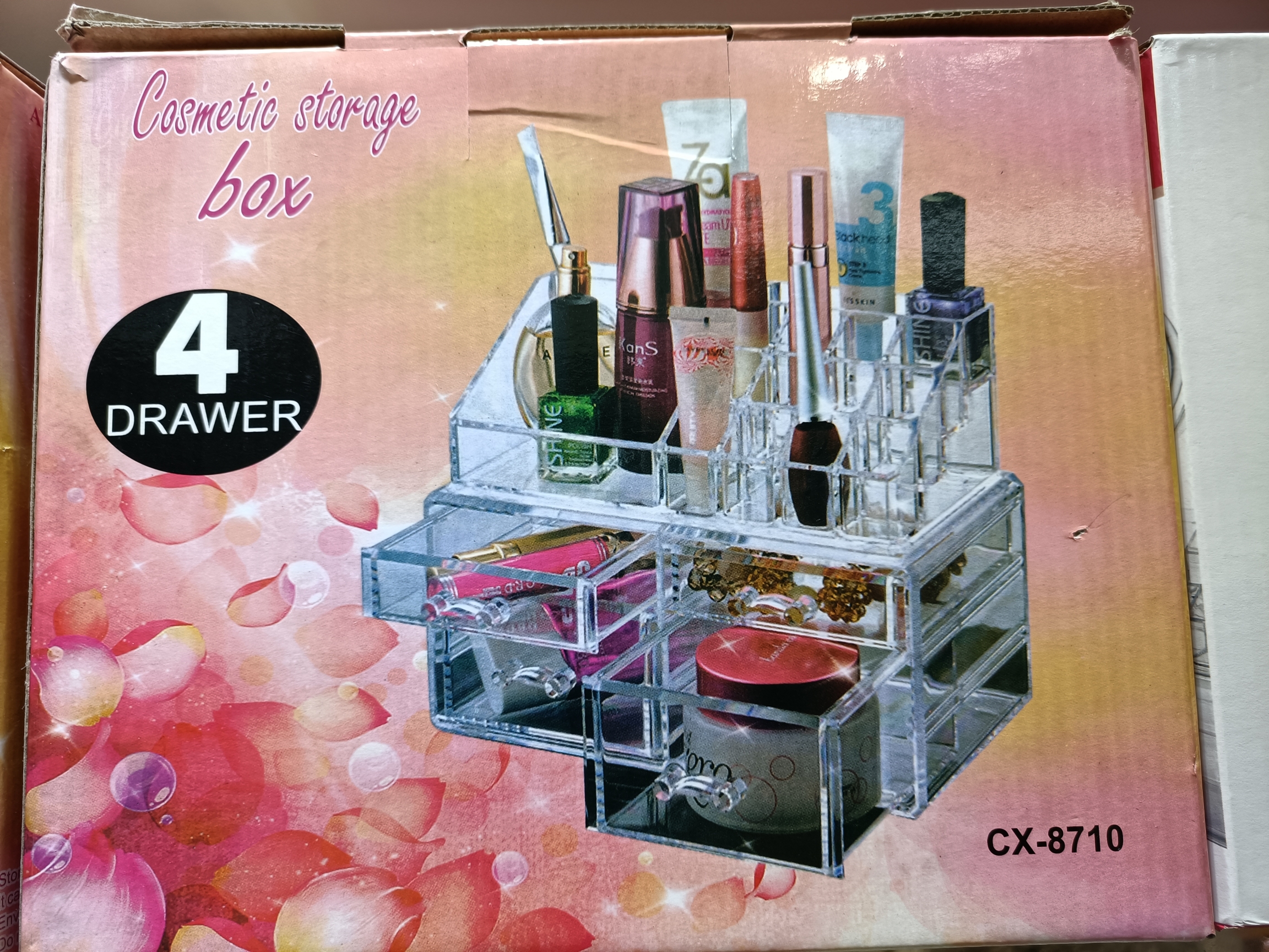 New best-selling cosmetics storage box, desktop organization box, and cosmetics display stand