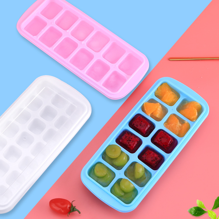 DIY ice cube cube tray with lid for ice-making box without flavor mixing, ice cube tray mold Application Scenario