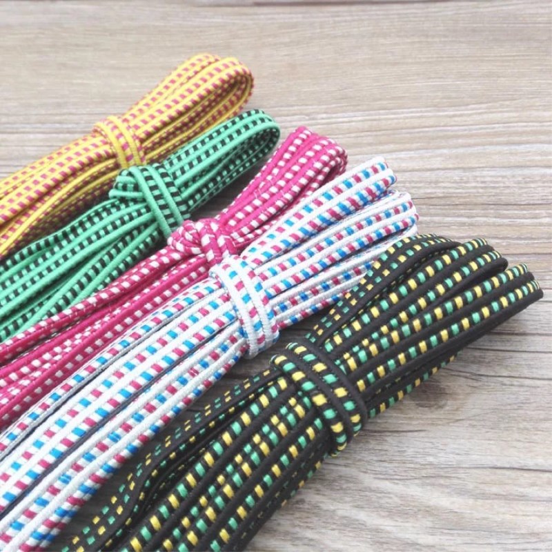 Factory direct sales of round elastic bands and flat elastic bands in stock. Wholesale of two-yuan street vendors Specification image