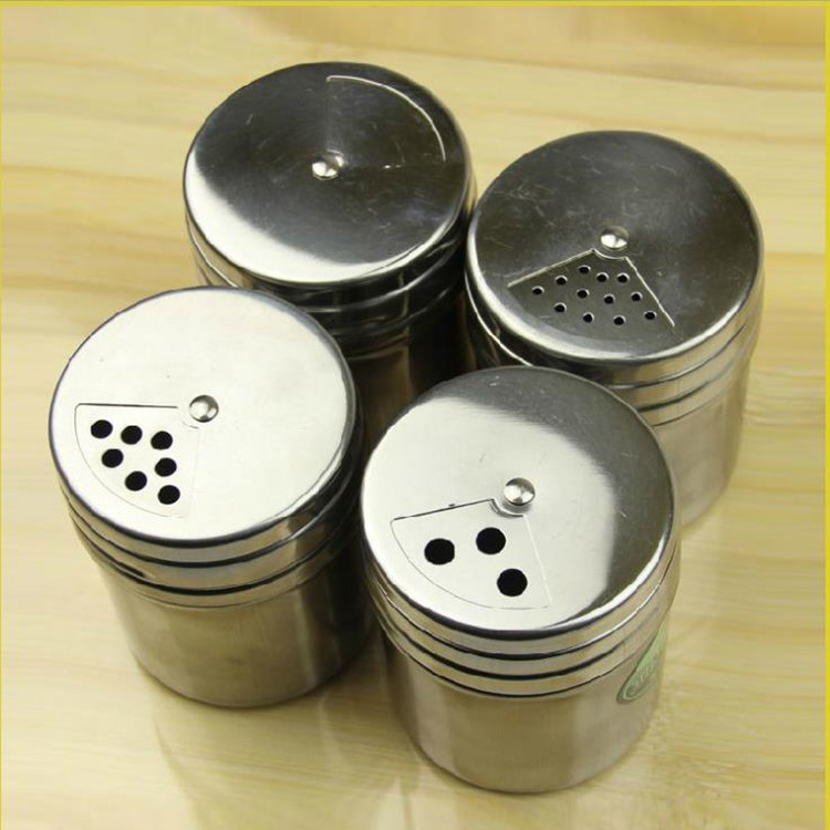 Acero inoxidable condimento bottle condimento bottle pepper pot multiuso condimento tank wholesale dos yuan tienda fuente details Picture