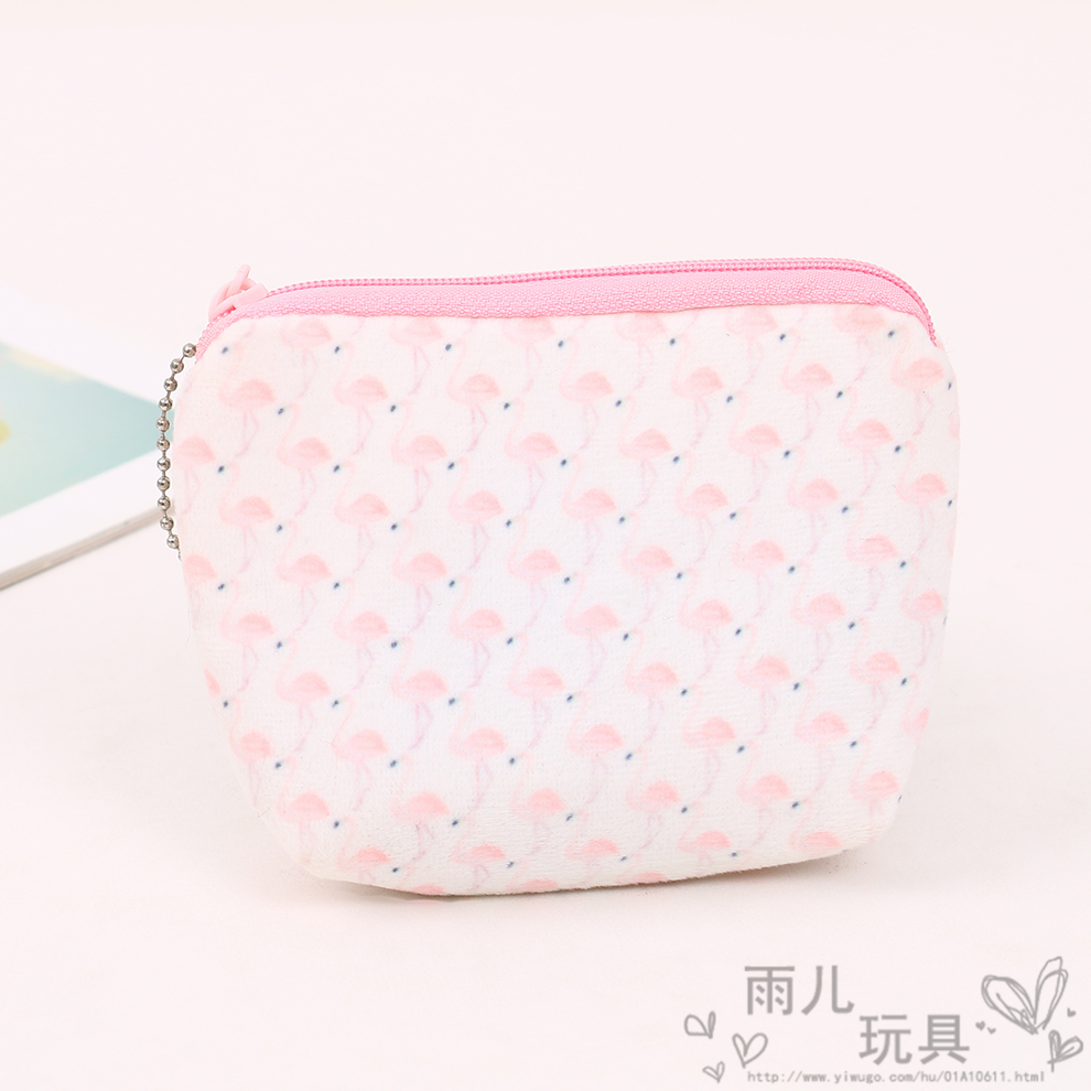 Fashionable printed pocket small women's coin purse, Korean style cute summer fresh and clean, ins coin bag, small and portable Specification image