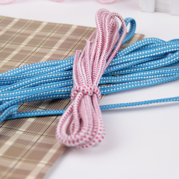 Factory direct sales of round elastic bands and flat elastic bands in stock. Wholesale of two-yuan street vendors
