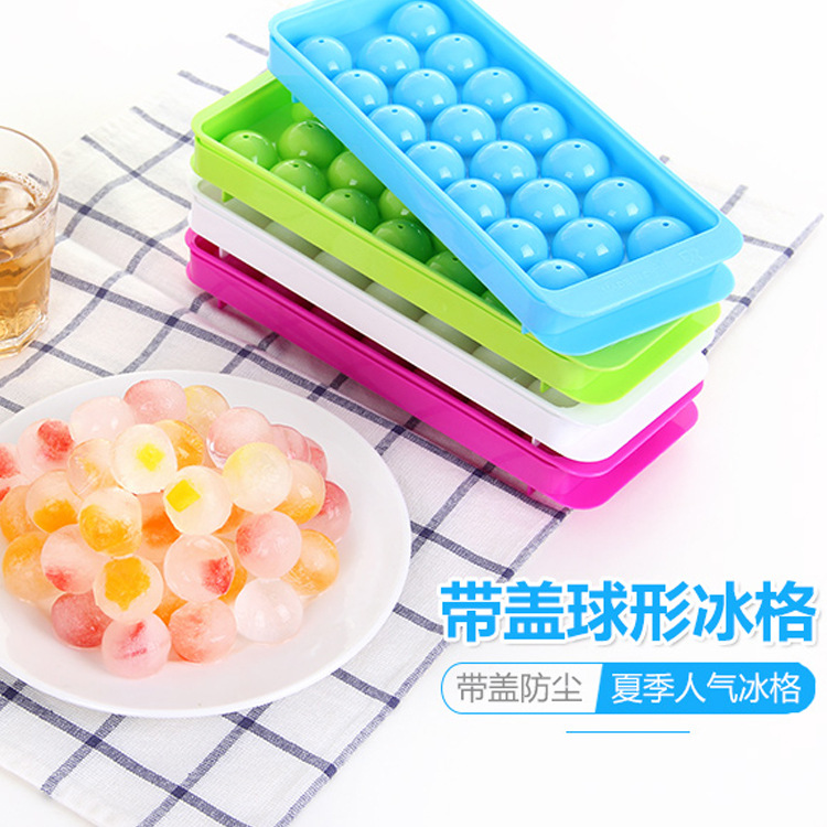 Round ice box ice lattice mold household ice cube ice box creative ice maker ice mold