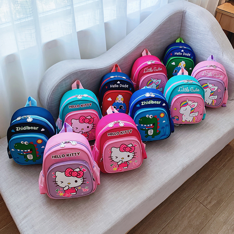New style of kindergarten schoolbag, children's backpack, shoulder bag, Korean cartoon bag, shoulder anti-wandering children's bag, factory direct sales details Picture