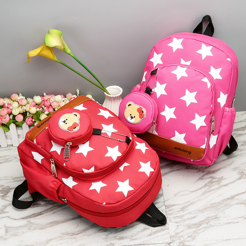 2021 New children's schoolbag for boys and girls, fashionable and trendy, for the 1-3-6 senior class, backpacks