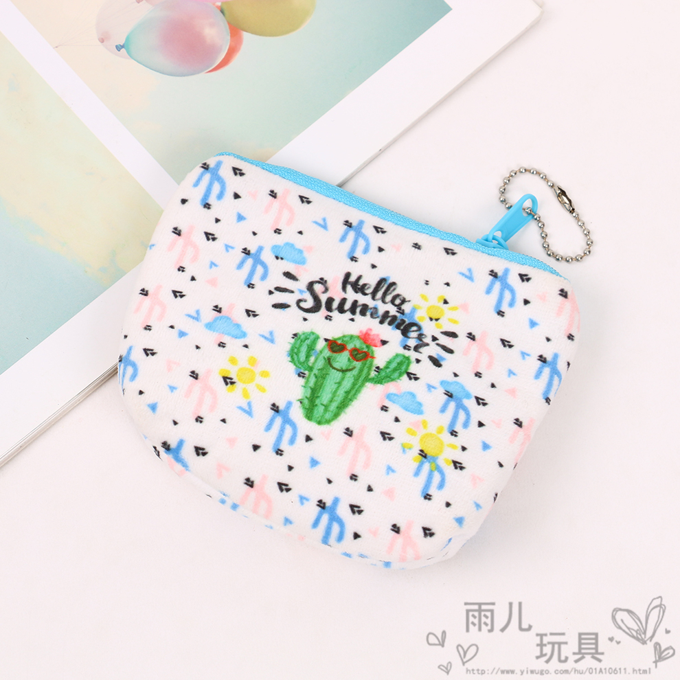 Mini zipper coin purse for girls, Korean version, Japanese style student new 2021, cute and simple key small coin purse canvas Item Picture