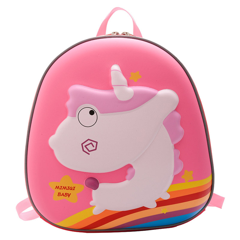 Lucky Little Pig's new eggshell bag, student bag, children's backpack, kindergarten school bag, anti-wandering and cute children's bag Item Picture