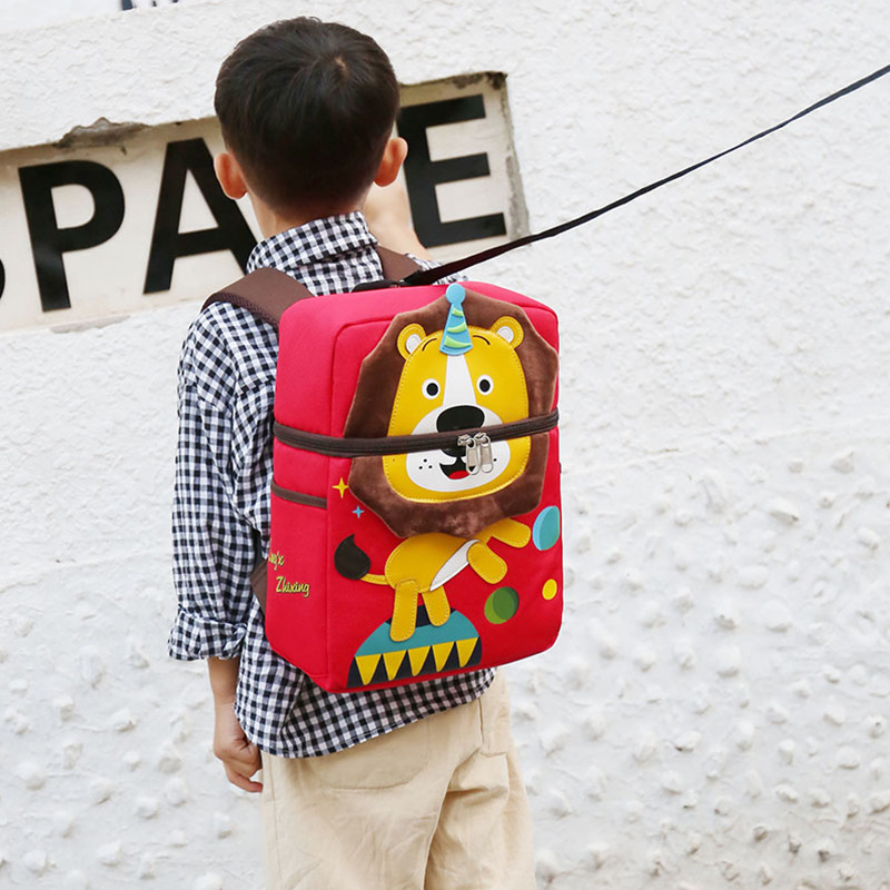 Children's bags, kindergarten schoolbags, 2-5-year-old girls' cartoon anti-wandering baby backpacks, boys' primary school backpacks Specification image