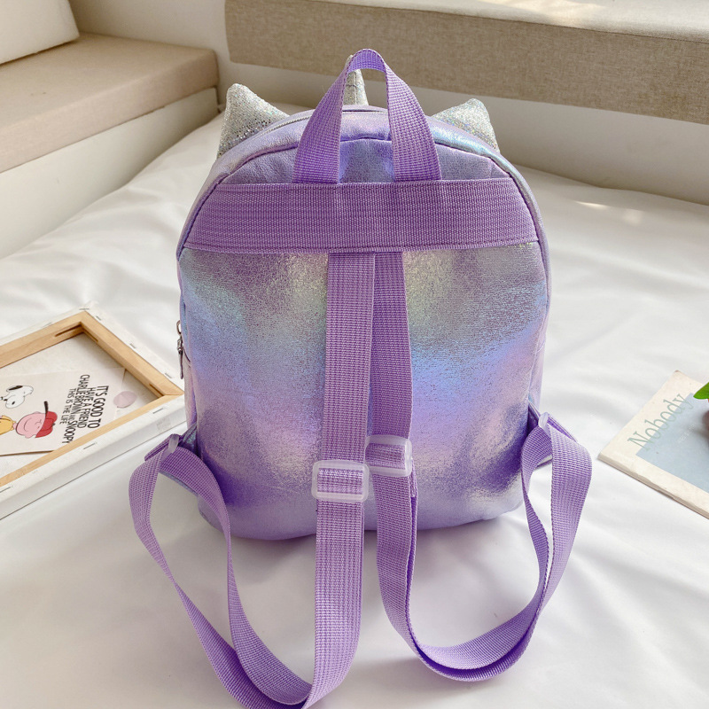 New kindergarten school bags, children's bags, shoulder bags, unicorn cartoon bags, shoulder anti-wandering children's bags, parent-child bags Specification image