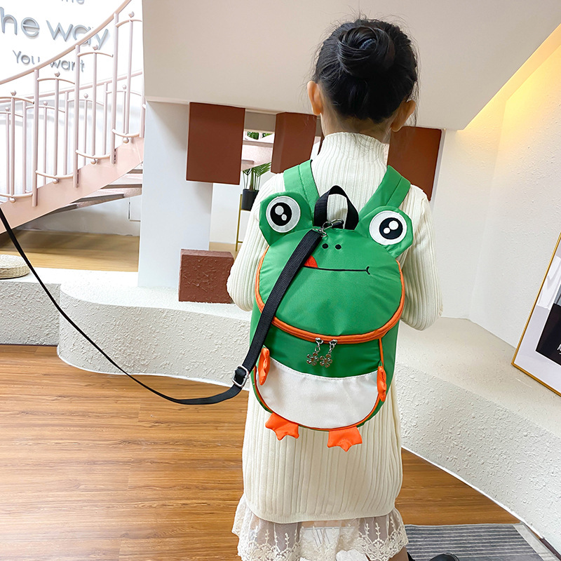 New style of kindergarten schoolbag, children's backpack, shoulder bag, Korean cartoon bag, shoulder anti-wandering children's bag, factory direct sales Specification image