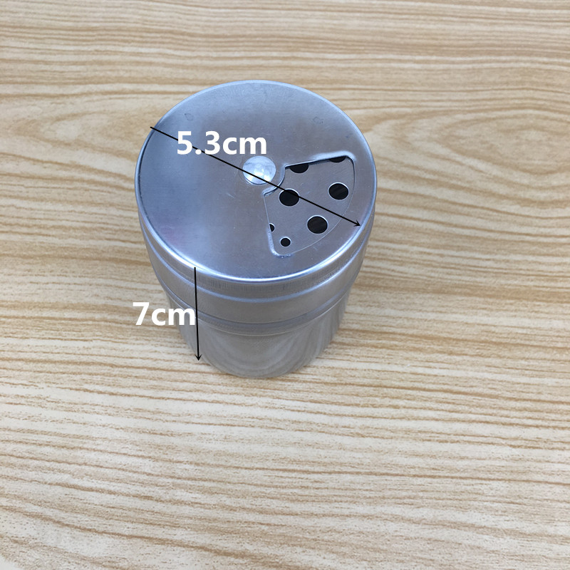 Acero inoxidable condimento bottle condimento bottle pepper pot multiuso condimento tank wholesale dos yuan tienda fuente Specification image