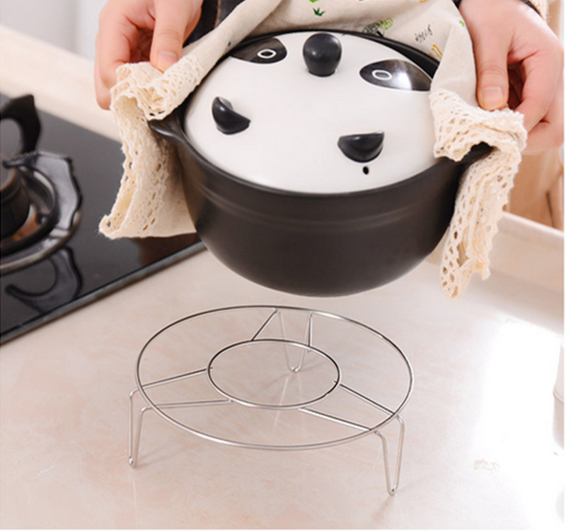 Factory direct sales: 14-legged multi-purpose steaming rack, small steaming rack, galvanized steaming rack, pan and pot rack Specification image