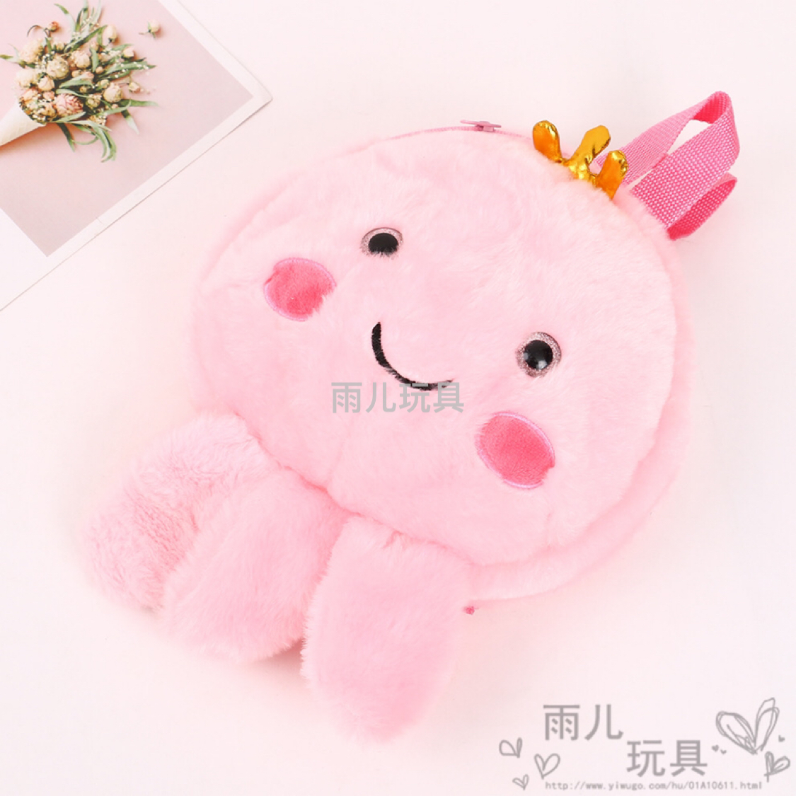 Plush toy schoolbags, children's schoolbags, octopus schoolbags, cartoon backpacks, octopus schoolbags, octopus schoolbags