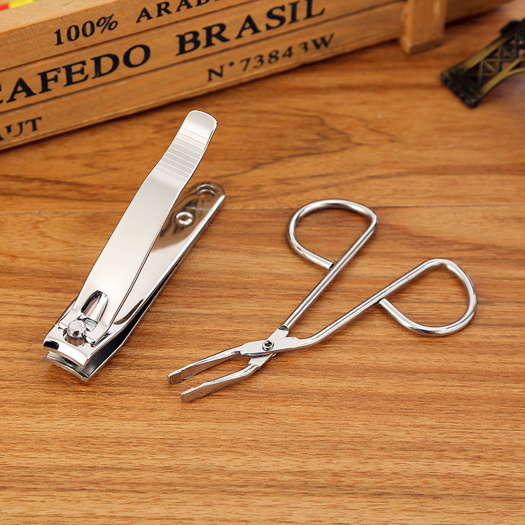 Factory direct sales of nail clippers, eyebrow trimmers, large nail clippers and nail trimming sets wholesale Specification image
