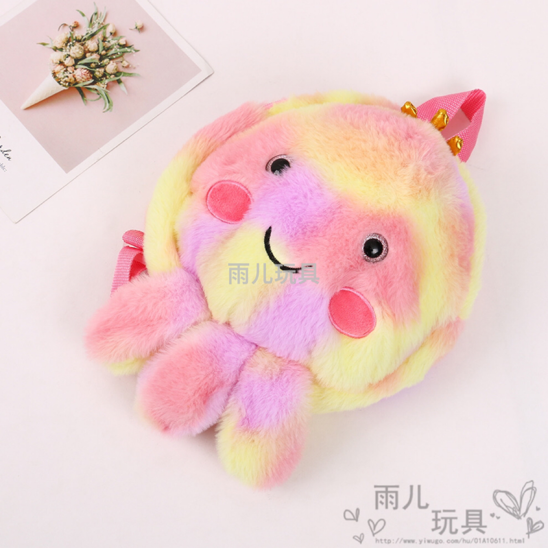 Plush toy schoolbags, children's schoolbags, octopus schoolbags, cartoon backpacks, octopus schoolbags, octopus schoolbags Application Scenario