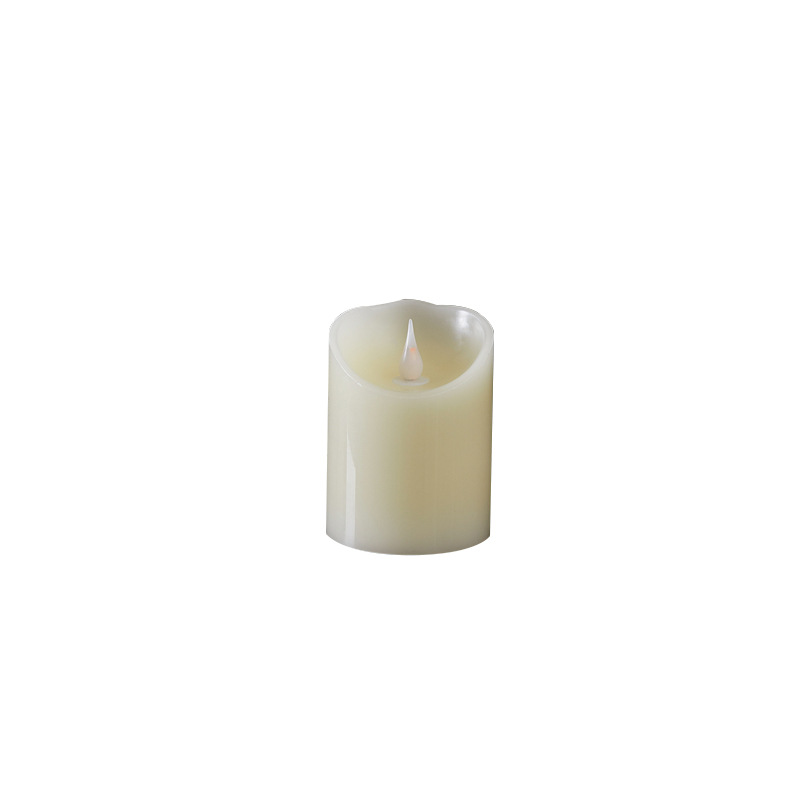 Wave-shaped mouth simulation led electronic candle lamp paraffin bar scene arrangement Romantic wedding decoration fake candle Item Picture