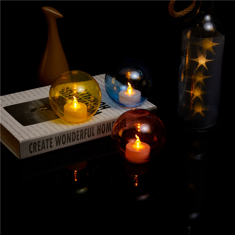 Romantic electronic candles, LED proposal candle lights, confession props, birthday decoration creative items, ball lights Specification image