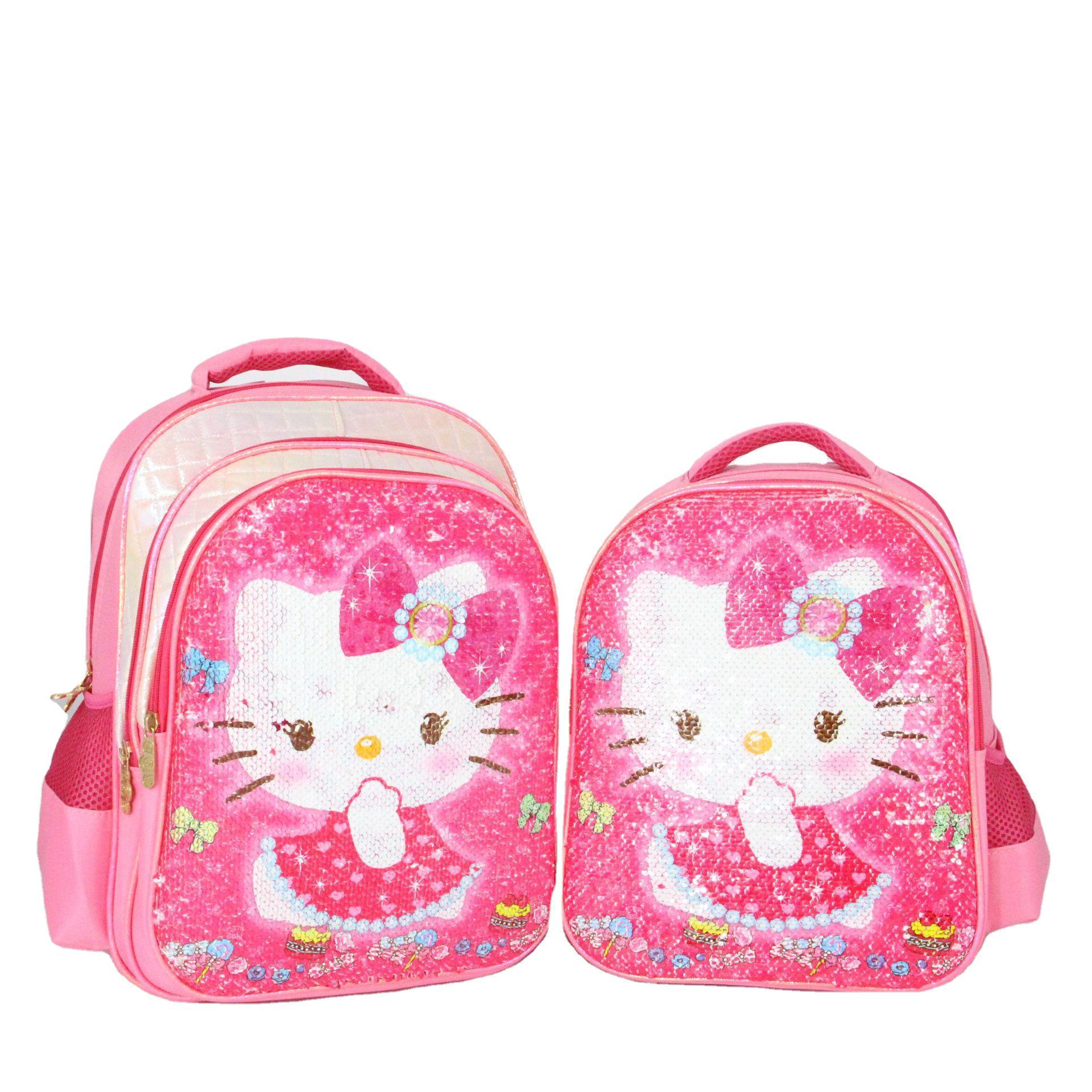 Children's schoolbag for girls in grades 1-2-3 of primary school, backpack for reducing burden, cartoon unicorn backpack, foreign trade printed LOGO Specification image