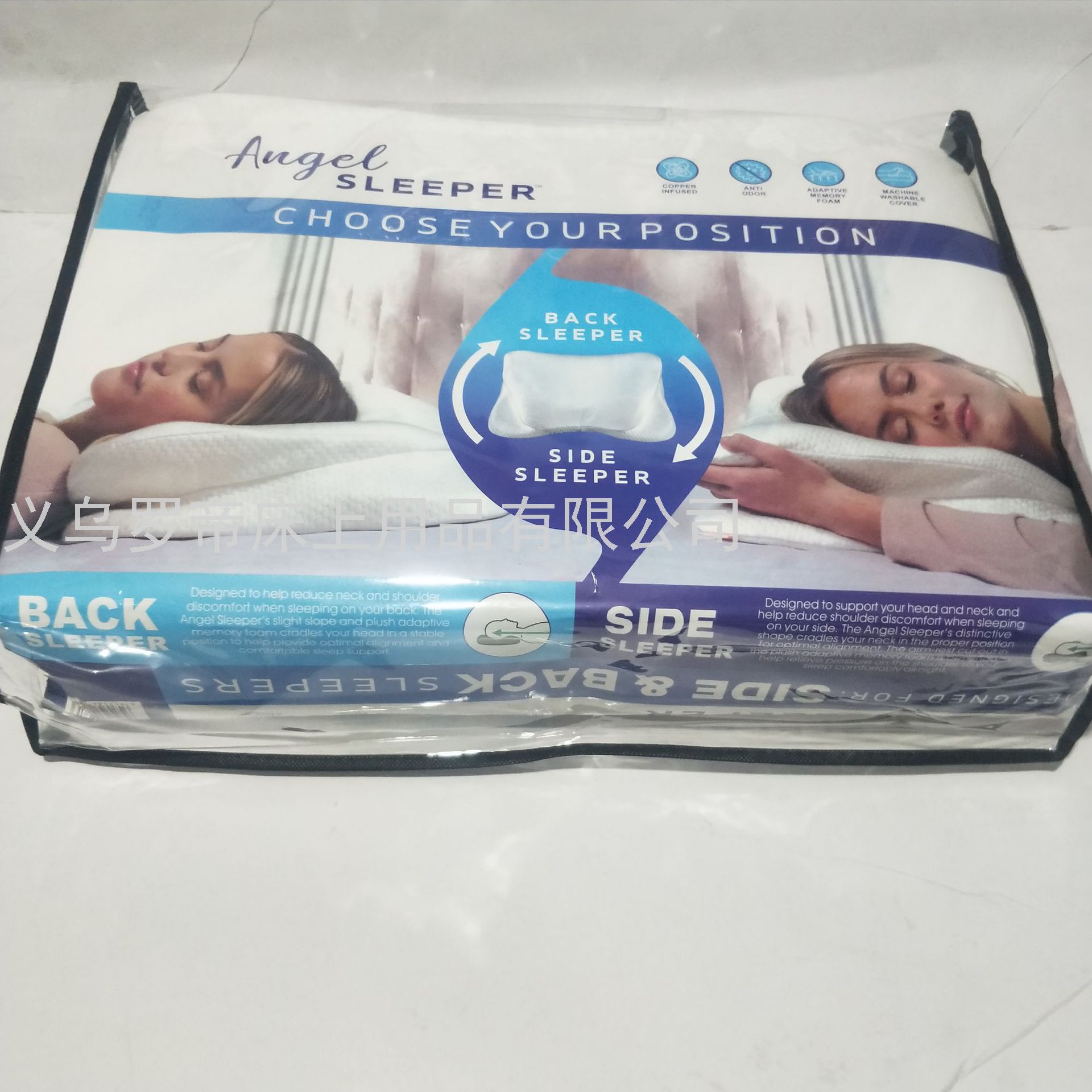 Angel Sleeper لديه ذاكرة استرجاعية بطيئة، ذاكرة عنقي محمي، وسادة فضاء، Angle Sleeper Specification image