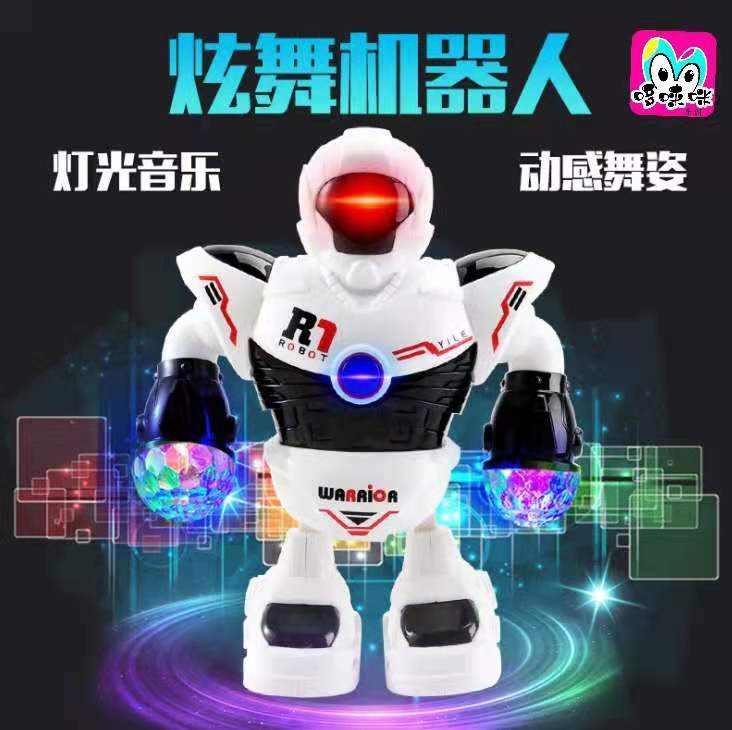 Factory direct sales: 58659 Space Police Electric Dancing Robot, New model, Light and music, Hot selling toy at the street stall details Picture