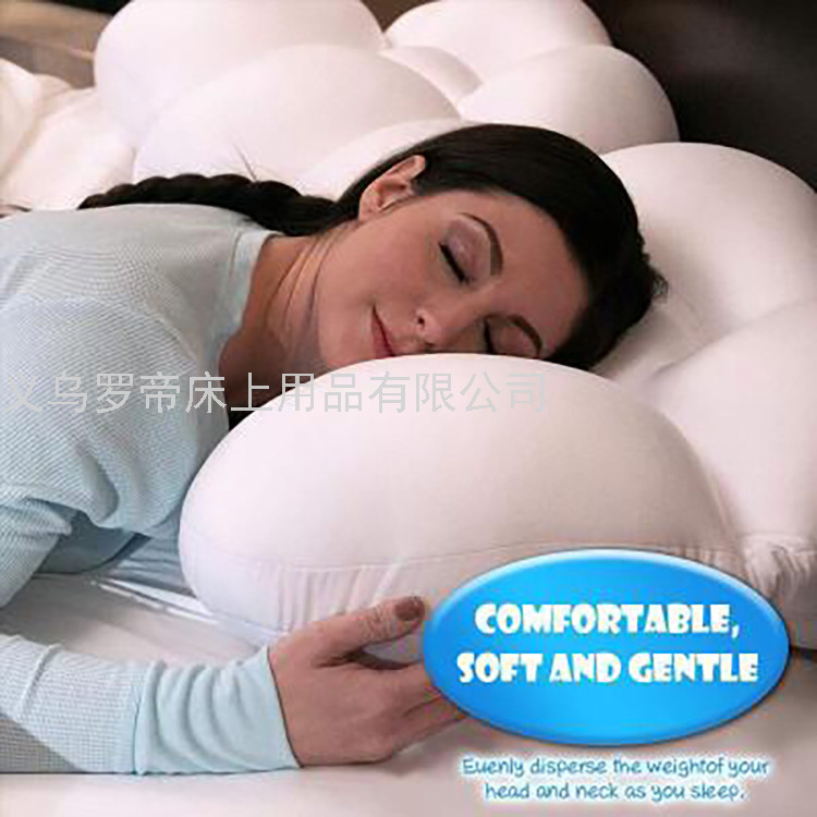 Cross-border blast almohada de sueño de huevo azimutal almohada de sueño protector de cintura protector de cuello almohada de memoria de espacio de bajo rebote Specification image