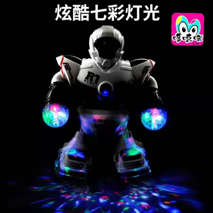 Factory direct sales: 58659 Space Police Electric Dancing Robot, New model, Light and music, Hot selling toy at the street stall Application Scenario