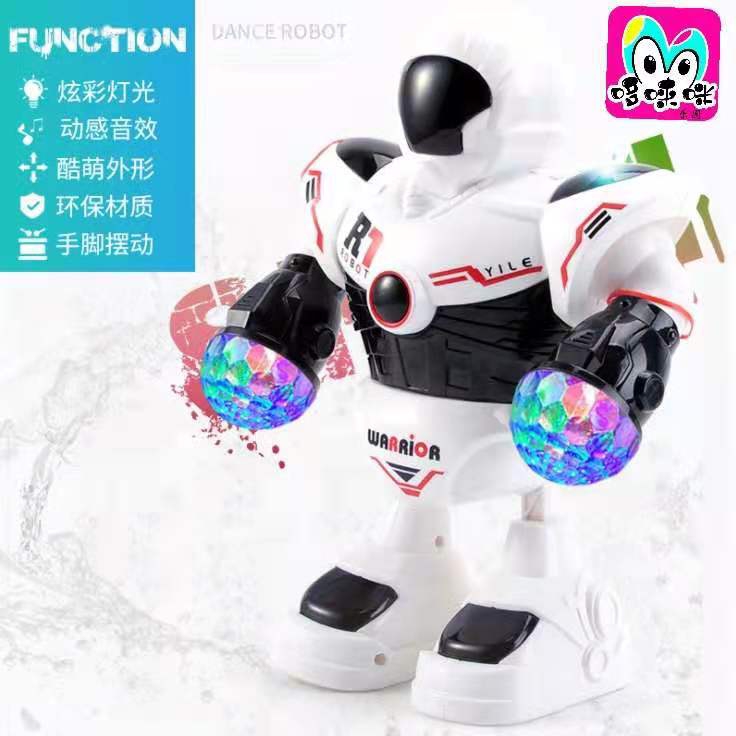 Factory direct sales: 58659 Space Police Electric Dancing Robot, New model, Light and music, Hot selling toy at the street stall Specification drawing