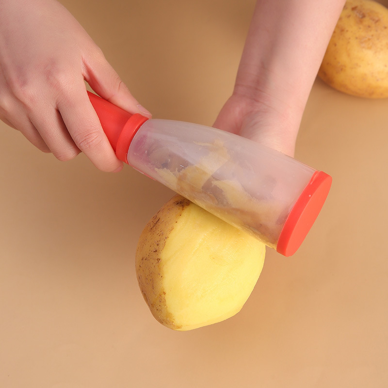 Multi-functional storage peeler, peeler with storage cylinder, peeler, apple peeler, household peeler details Picture
