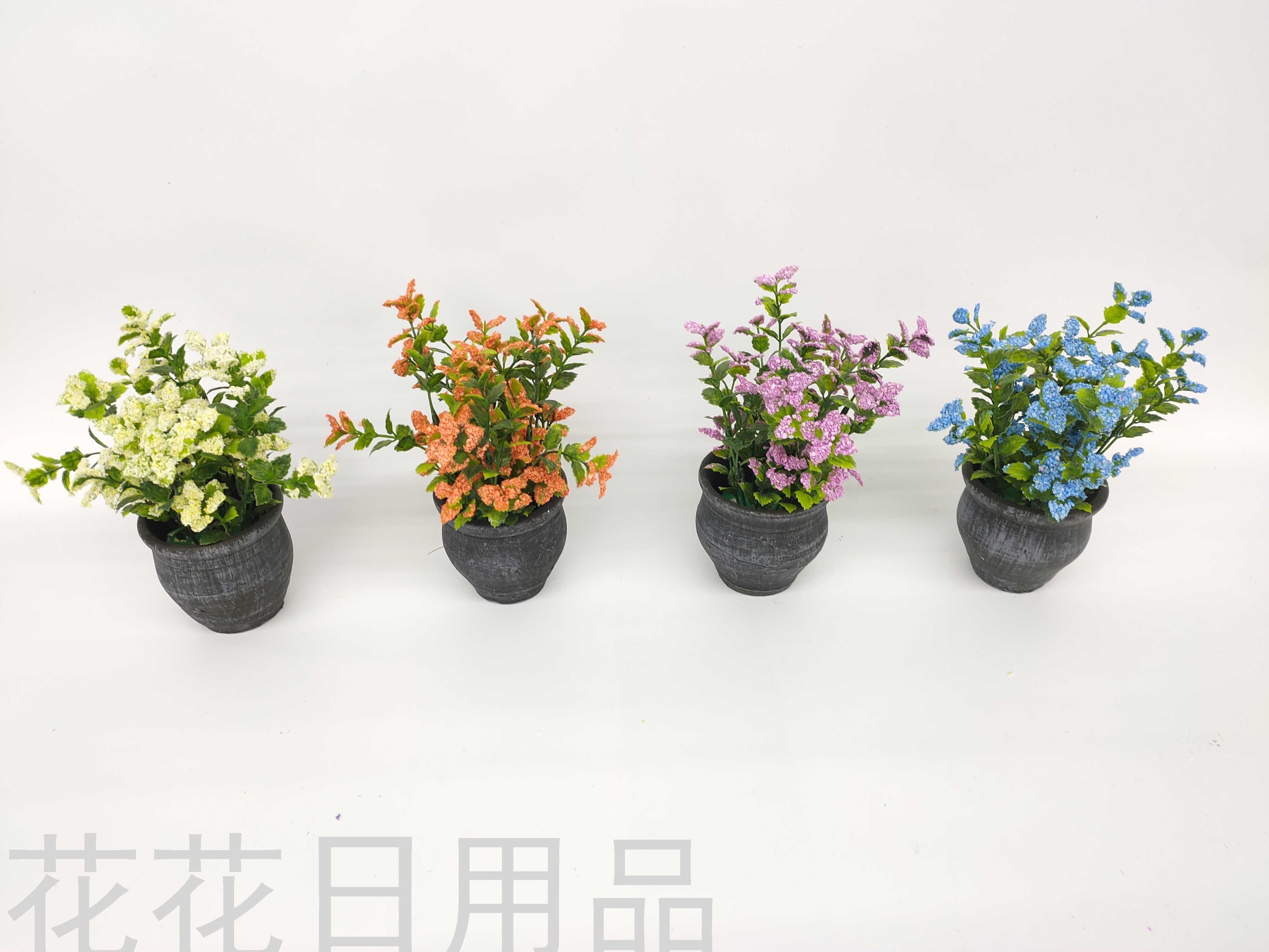 New terracotta basin lavender imitation bonsai plastic flower living room decorations