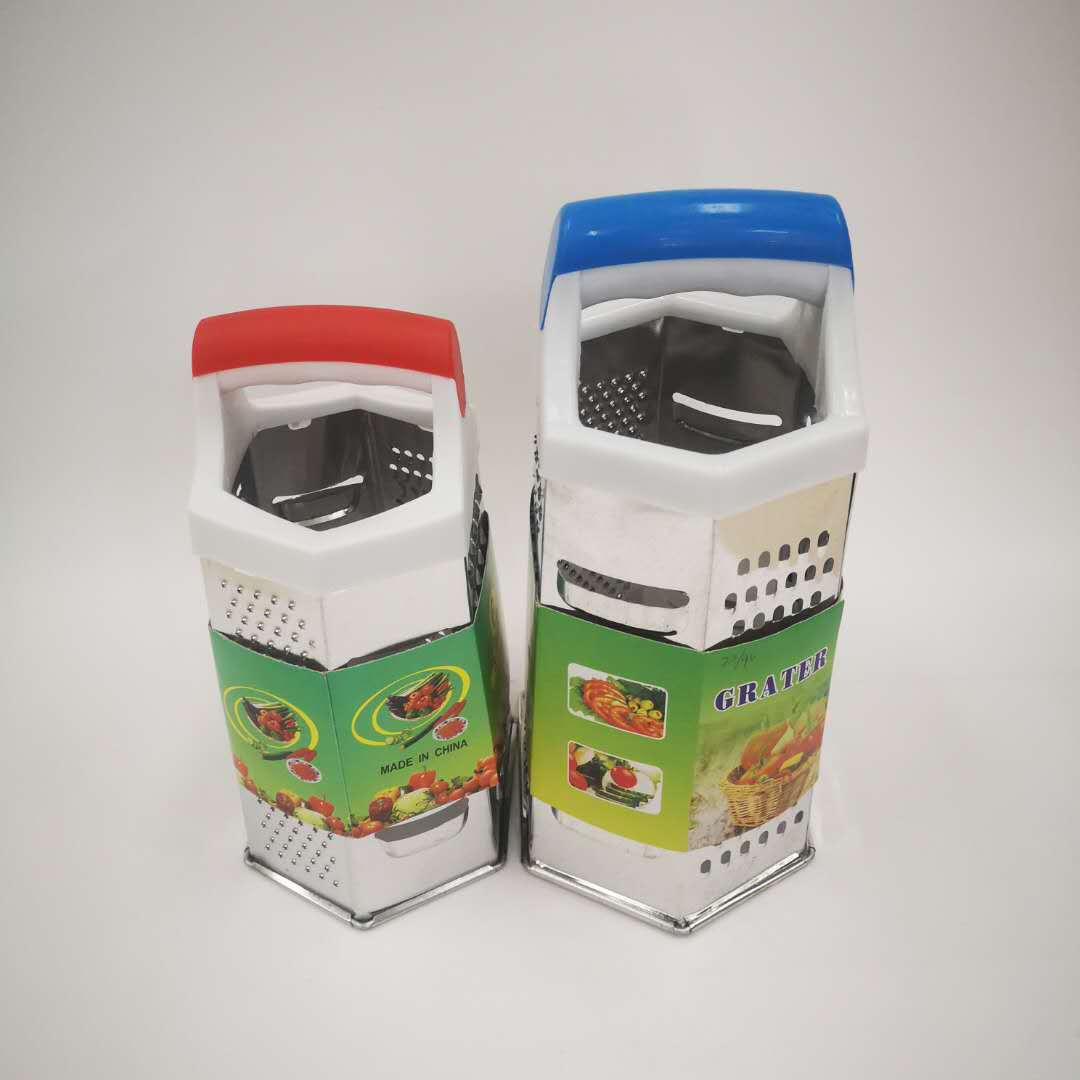 The factory's multi-functional six-sided grater for kitchen small four-sided cheese and fruit and vegetable grater is in stock