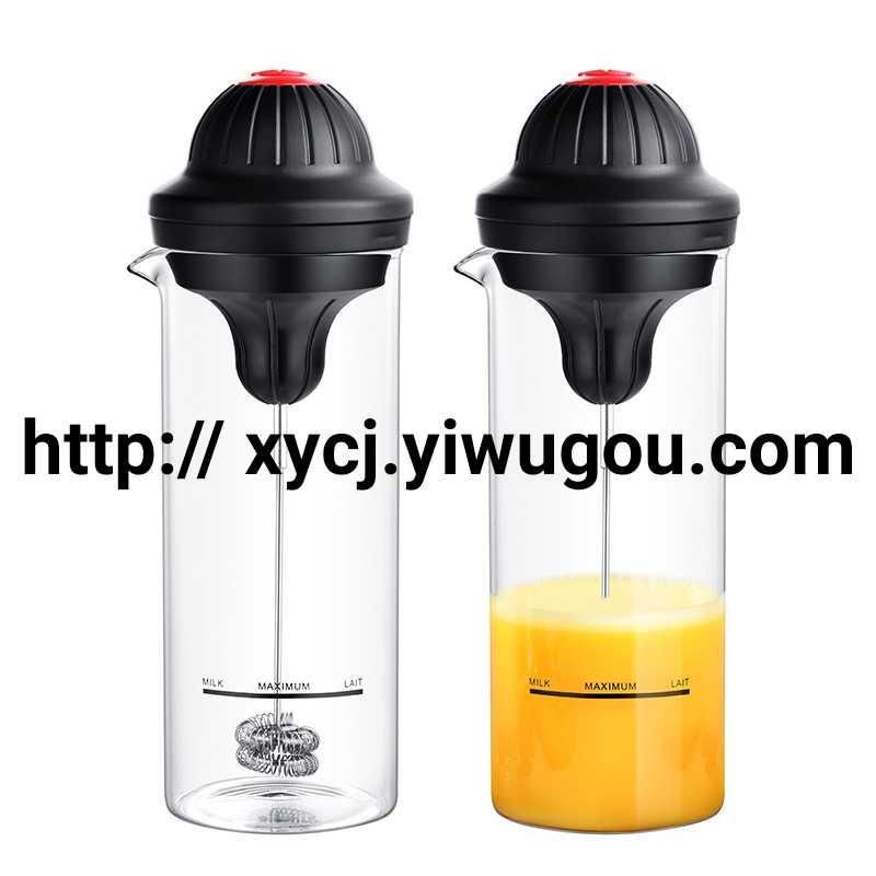Electric coffee mixer, glass milk beater, household egg beater, portable milk foam mixer Application Scenario